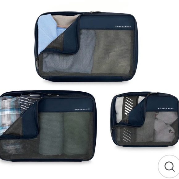 Briggs & Riley Blue Packing Cube Trio - Picture 3 of 6